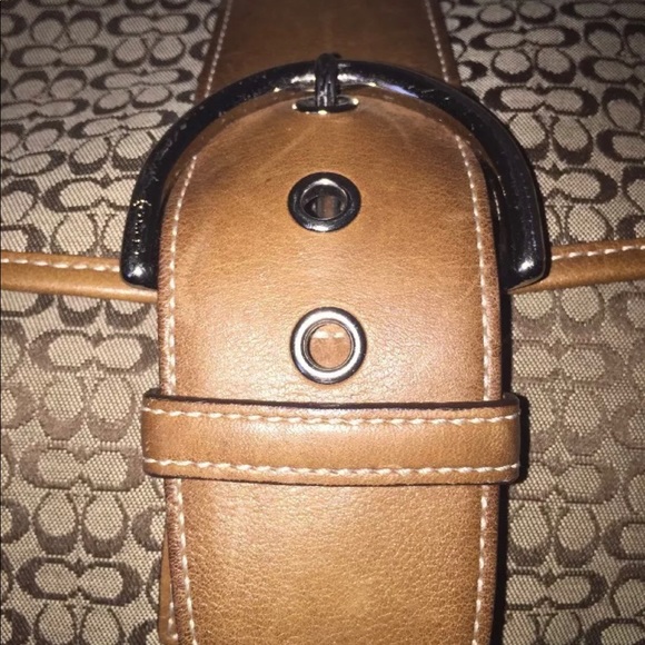 Coach Handbag Khaki Mint Authentic - Picture 7 of 8